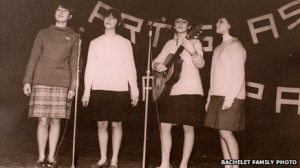 Michelle Bachelet (second from left) shares her father's love of music