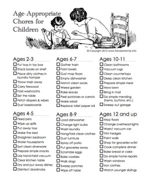 Motherlode | Age-Appropriate Chores for Children (and Why They’re ...