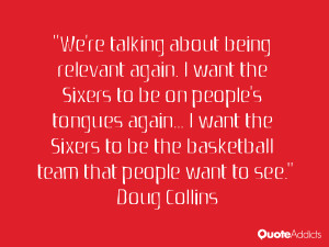 Boston is a very proud franchise. The NBA misses them when they are ...