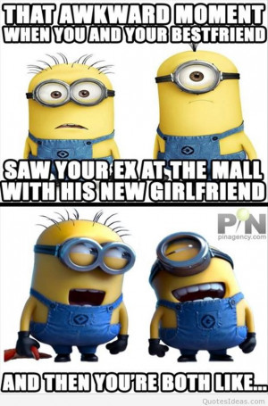 Funny minions quotes, sayings, cartoons and cards