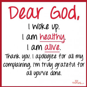 Stop complaining and start praying! #God #thankful #inspiration #life