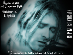 RIP Kurt Cobain~ by DEMONIC-RICOCHET