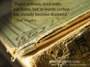 Ted Hughes Book Quote