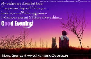 Good Evening Wishes, Evening Quotes, Thoughts, Good Evening Pictures ...
