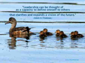 ... Clarifies and Expands a Vision of the Future” ~ Leadership Quote