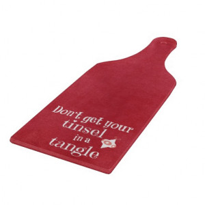 Tinsel in a Tangle Christmas Quote Cutting Boards
