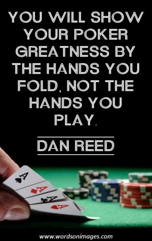 Poker quotes