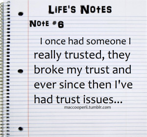 Quotes About Trust Issues