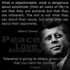 John F. Kennedy - On Tolerance More