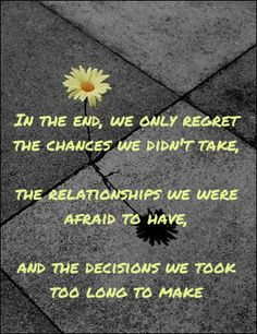... effort. We are just as broken as Daisy was. Why can't we do the same