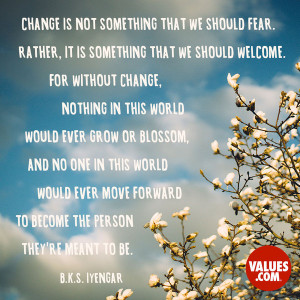 ... is something we should welcome! #overcoming #dailyquote www.values.com