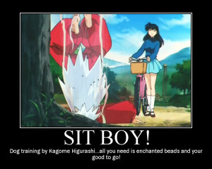 Inuyasha -Sit Boy! dog training