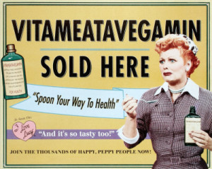 of I Love Lucy . The classic Vitameatavegamin commercial, where Lucy ...