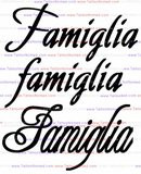 Tattoo Italian Family