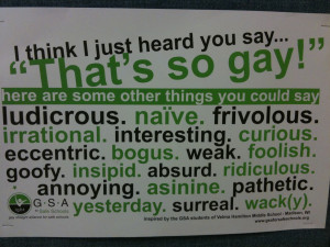 poster in my classroom which reads i think i just