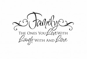 Family Vinyl Wall Decal - Live Laugh Love Wall Quote Saying for Living ...