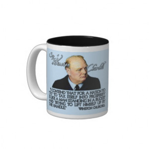 Winston Churchill Quote on Taxation Coffee Mugs
