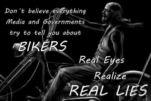 Don't believe the hype. #bikersforlife