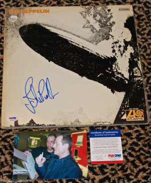 ... Jones Records, Led Zeppelin, Autograph John, Psa Dna, John Paul Jones