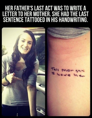 most meaningful tattoo ever. random
