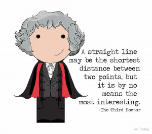Jen Talley › Portfolio › Doctor Who Third Doctor quote