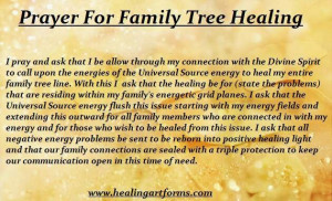 Prayer for family tree healing. .: Prayer, Dear God, Family Trees ...