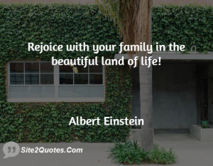 Family Quotes - Albert Einstein