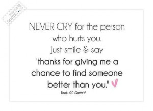 Chance to find someone better quote