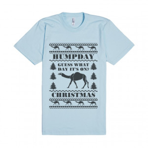 Hump Day Falls on Christmas Funny Ugly Sweater T Shirt