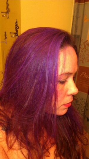 LOVE my hair purple!