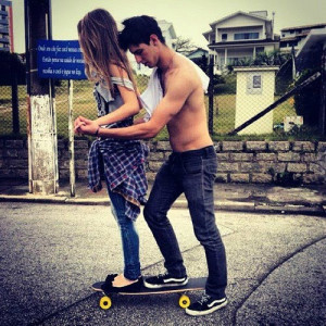 boy, couple, girl, love, skate