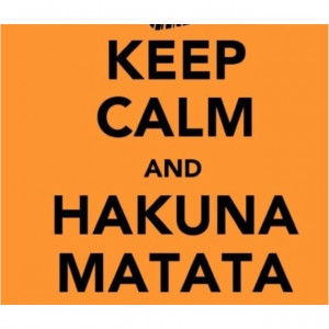 That should mean no worries!