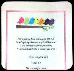 Party Ideas for a Bird Themed Baby Shower