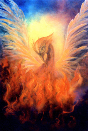 Phoenix Rising Painting