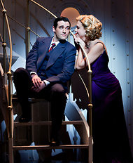 Colin Donnell, left, with Sutton Foster in