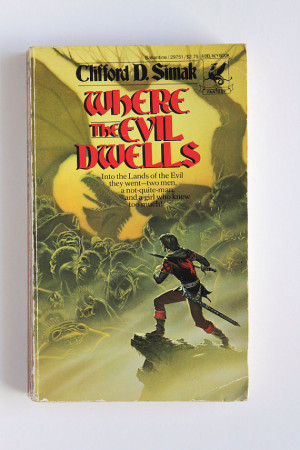 Clifford D Simak, Where the Evil Dwells, 1980s vintage paperback book ...