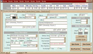 Catering Quote Sandle Letter