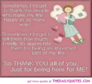 Thank You Quotes For Friends And Family. QuotesGram