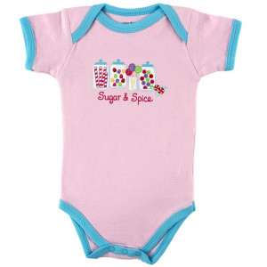 Baby Sayings sugar and spice Candy Romper ,Baby clothing -Baby Girl's ...
