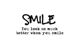 SMILE… More inspirational quotes here:http://wagnerrios.tumblr ...