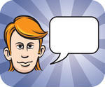 ... face with speech bubble you can place your text on blank speech