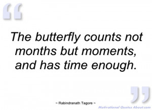 the butterfly counts not months but rabindranath tagore