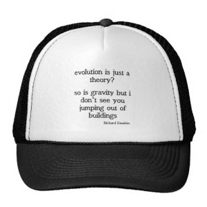 Richard Dawkins funny evolution quote Mesh Hats