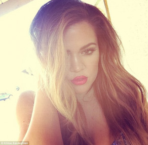Look at what he's missing!: On Friday Khloe Kardashian posted a sexy ...
