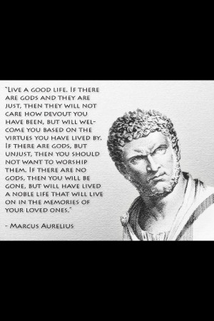 Marcus Aurelius, telling it like it is. Probably one of the most ...