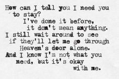It’s Okay With Me” by Manchester Orchestra submission from ...