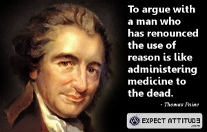 Thomas Paine quote that says, 