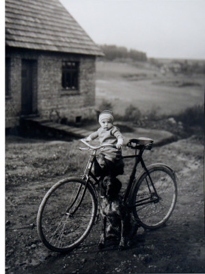 August Sander Farm Child on Bicycle