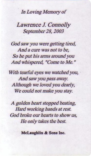 To my brother, Larry “Conol” Connolly. I love you. I miss you! You ...