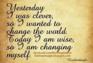 Changing Myself